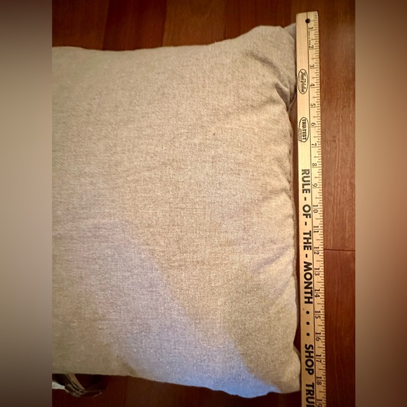 NWT Pumpkin Decorative Down Alternative Pillow. Metallic Printed 100% Cotton - Picture 10 of 12